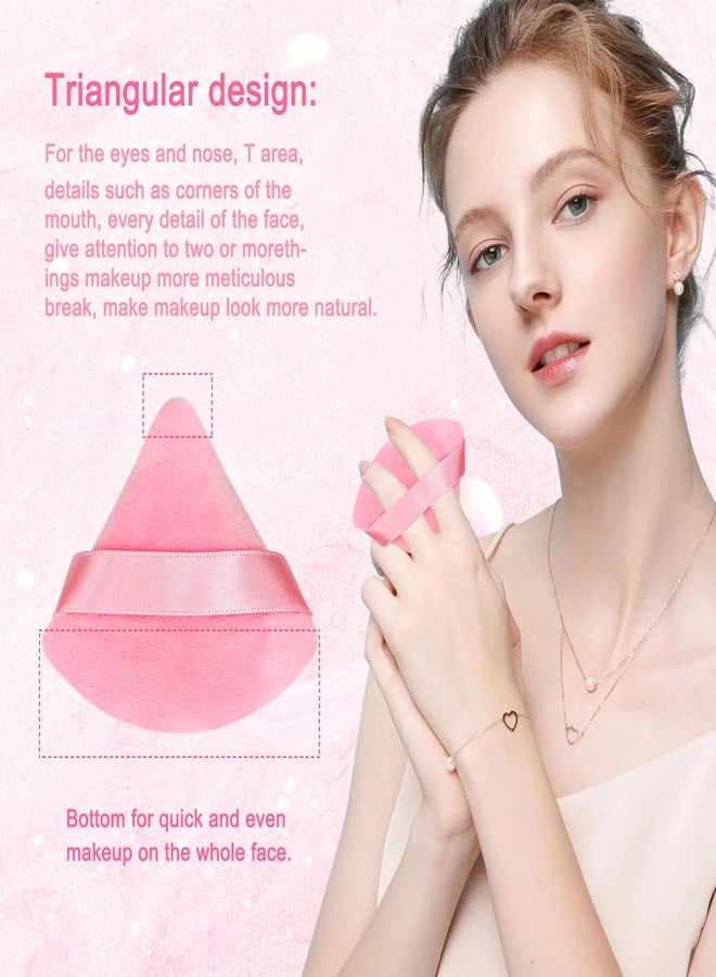 Scartink 6+6 Professional Makeup Sponge Set,2.76 inch Portable Soft Sponge Setting Face Puffs,Multicolor Makeup Blending Sponge Cosmetic Applicator for Loose Powder,Liquid,Facial Makeup Tools（Pink) - Image 5